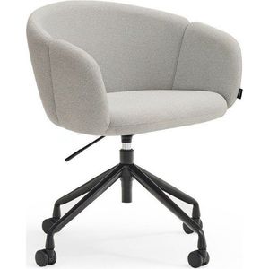 Světle šedá čalouněná kancelářská židle Add – Teulat obraz