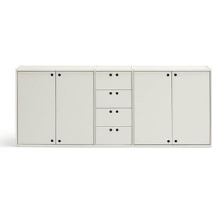 Krémová komoda 197x80x40 cm Wally – Teulat obraz