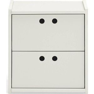 Krémový noční stolek Wally – Teulat obraz