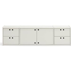 Krémový TV stolek 157x42x40 cm Wally – Teulat obraz