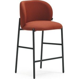 Čalouněná barová židle v cihlové barvě Mogi – Teulat obraz