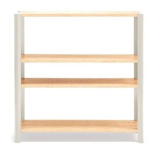 Krémový/ve světle přírodní barvě regál v dekoru dubu 126x128x43 cm Bona – Teulat obraz