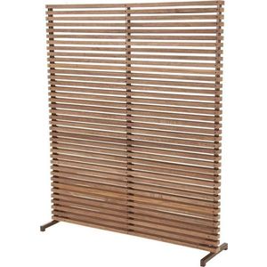 Dřevěná balkonová zástěna v přírodní barvě 153x185 cm – Hartman obraz