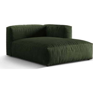 Zelený sametový modul pohovky (pravý roh) Martina – Micadoni obraz