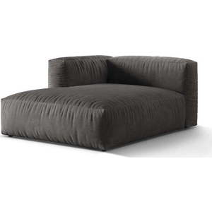 Šedý sametový modul pohovky (levý roh) Martina – Micadoni obraz