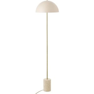 Béžová stojací lampa s kovovým stínidlem (výška 155 cm) Sheffield – House Nordic obraz