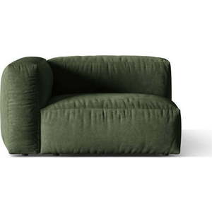 Zelený sametový modul pohovky (levý roh) Martina – Micadoni obraz