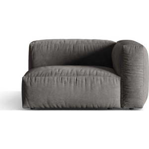 Šedý sametový modul pohovky (pravý roh) Martina – Micadoni obraz