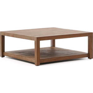 Konferenční stolek z teakového dřeva v přírodní barvě 90x90 cm Sashi – Kave Home obraz