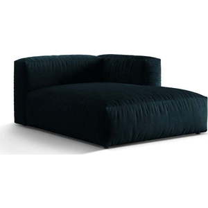 Tmavě modrý sametový modul pohovky (pravý roh) Martina – Micadoni obraz