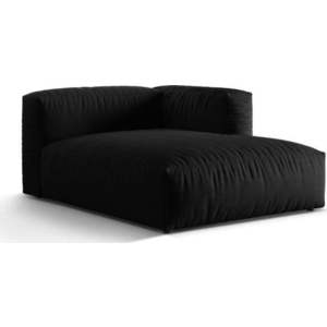 Černý modul pohovky (pravý roh) Martina – Micadoni Home obraz