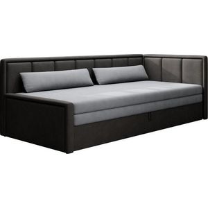 Tmavě šedá žinylková rozkládací/s úložným prostorem pohovka 214 cm Fulgeo – ELTAP obraz