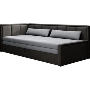 Tmavě šedá žinylková rozkládací/s úložným prostorem pohovka 214 cm Fulgeo – ELTAP obraz