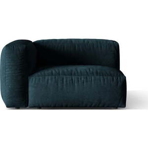 Tmavě modrý sametový modul pohovky (levý roh) Martina – Micadoni obraz