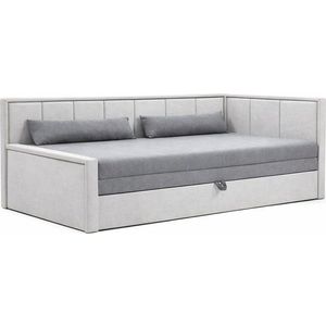 Šedá žinylková rozkládací/s úložným prostorem pohovka 214 cm Fulgeo – ELTAP obraz