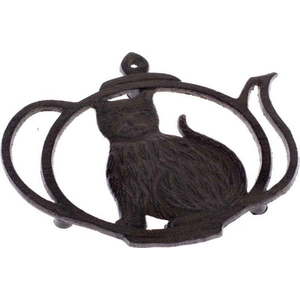 Litinová podložka pod hrnce Dakls Rustico Gato obraz