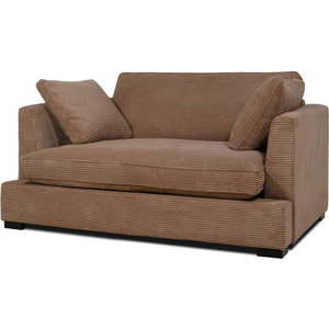 Světle hnědé manšestrové křeslo Mobby – Scandic obraz