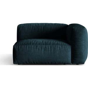 Tmavě modrý sametový modul pohovky (pravý roh) Martina – Micadoni obraz