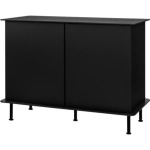 Černá komoda s dírou na kabely 120x88x50 cm Suumo – noo.ma obraz