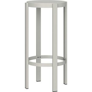 Světle šedá ocelová barová stolička (výška sedáku 75 cm) Doon – noo.ma obraz