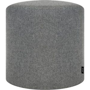 Šedý vlněný taburet Folk – noo.ma obraz