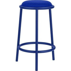 Modrá kovová barová stolička (výška sedáku 68 cm) Hogo – noo.ma obraz