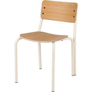 Stohovatelná jídelní židle v dekoru dubu v přírodní barvě Kei – noo.ma obraz