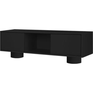 Černý TV stolek 160x48x42 cm Taro – noo.ma obraz