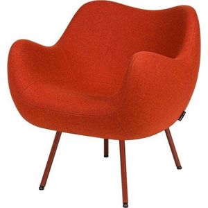 Červené vlněné křeslo RM58 – noo.ma obraz