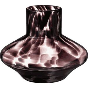 Hnědá skleněná ručně vyrobená váza (výška 28 cm) Glom – noo.ma obraz