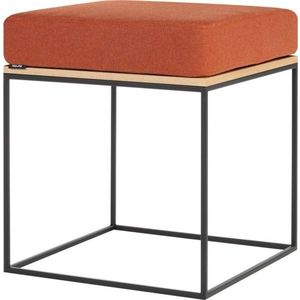 Čalouněná stolička v terakotové barvě Feo – noo.ma obraz