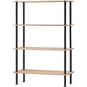 Regál v dekoru dubu v přírodní barvě 80x127x35 cm Teidi – noo.ma obraz