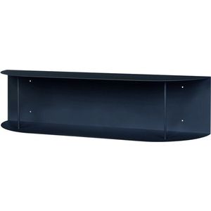 Tmavě modrá patrová kovová police 80 cm Lina – noo.ma obraz