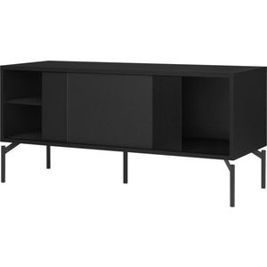 Černý TV stolek 116x55x42 cm Met Mini – noo.ma obraz