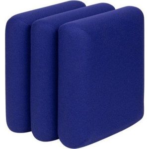 Modrý vlněný taburet Radd – noo.ma obraz