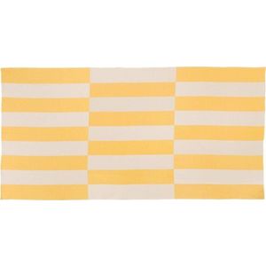Žlutá bavlněná plážová osuška 100x160 cm Su – noo.ma obraz
