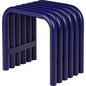 Modrá kovová zahradní židle Nokk – noo.ma obraz