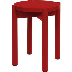 Červená stolička z bukového dřeva Hopp – noo.ma obraz