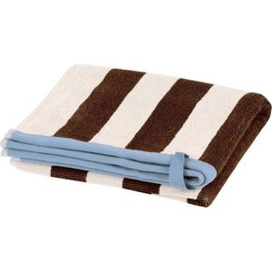 Hnědý/krémový froté bavlněný ručník 50x80 cm Gobo – noo.ma obraz