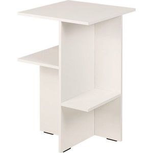 Šedobéžový noční stolek s poličkami Atik – noo.ma obraz