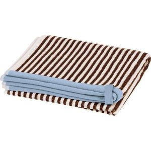 Hnědý/krémový froté bavlněný ručník 50x80 cm Gobo – noo.ma obraz