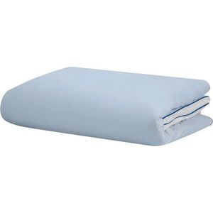 Světle modrý povlak na peřinu na jednolůžko z bavlněného saténu 140x200 cm Oba – noo.ma obraz