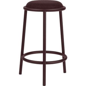 Vínová kovová barová stolička (výška sedáku 68 cm) Hogo – noo.ma obraz