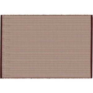 Vínový/v přírodní barvě ručně tkaný vlněný koberec 140x200 cm Talo – noo.ma obraz