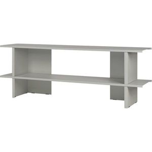 Světle šedý kovový regál 160x57x37 cm Hes – noo.ma obraz