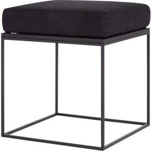 Černá čalouněná stolička Feo – noo.ma obraz