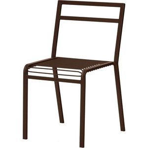 Tmavě hnědá kovová zahradní židle Oto – noo.ma obraz
