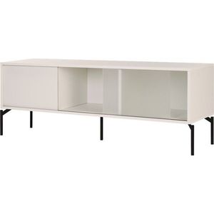 Šedobéžový TV stolek 160x60x42 cm Met – noo.ma obraz