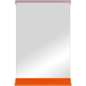 Nástěnné zrcadlo s poličkou s dřevěným rámem 50x75 cm Lun – noo.ma obraz