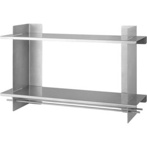 Patrová kovová police ve stříbrné barvě 70 cm Tivo – noo.ma obraz